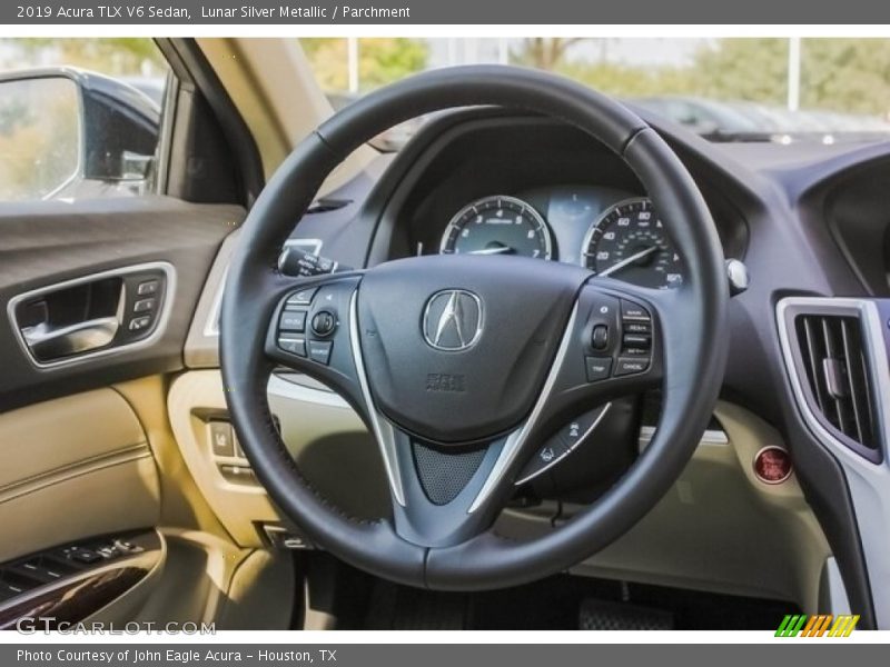 Lunar Silver Metallic / Parchment 2019 Acura TLX V6 Sedan
