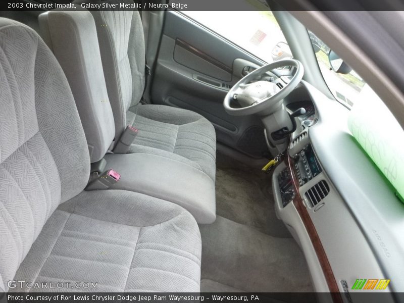 Galaxy Silver Metallic / Neutral Beige 2003 Chevrolet Impala