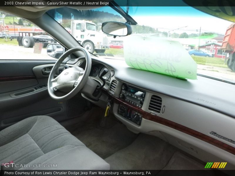 Galaxy Silver Metallic / Neutral Beige 2003 Chevrolet Impala