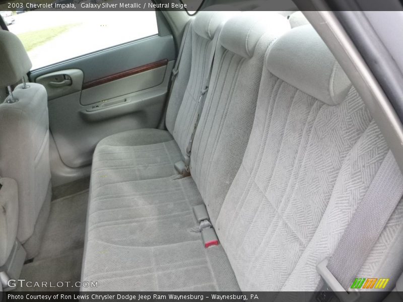 Galaxy Silver Metallic / Neutral Beige 2003 Chevrolet Impala