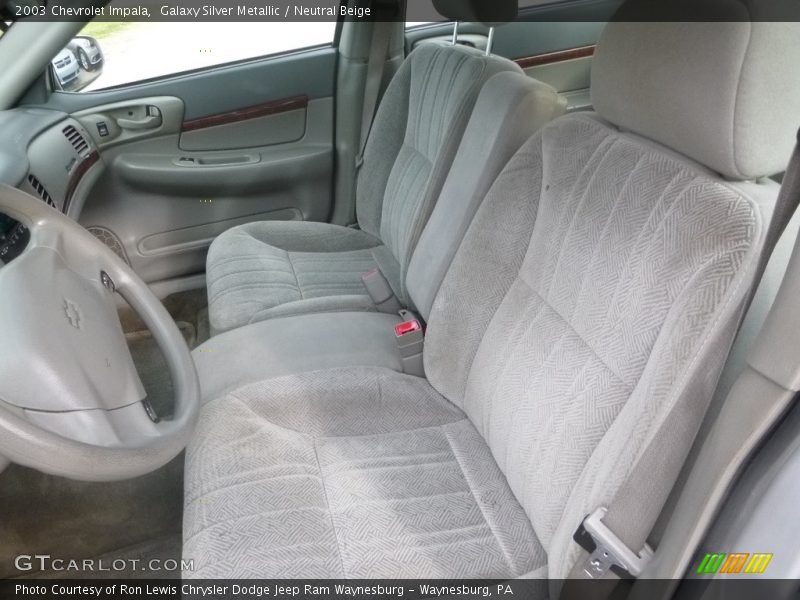 Galaxy Silver Metallic / Neutral Beige 2003 Chevrolet Impala