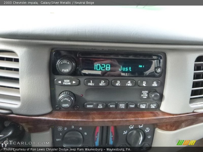 Galaxy Silver Metallic / Neutral Beige 2003 Chevrolet Impala