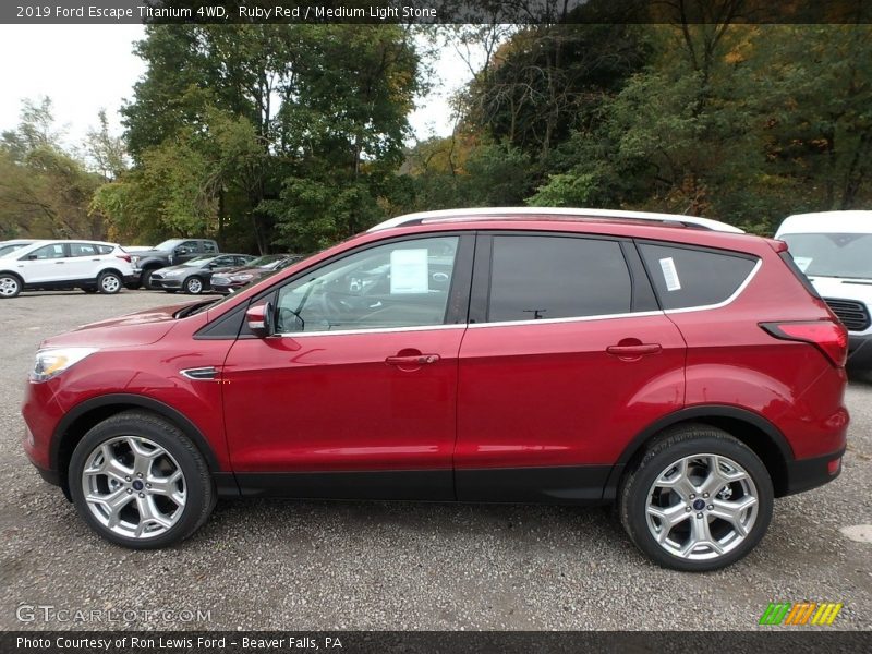  2019 Escape Titanium 4WD Ruby Red