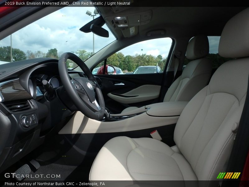 Front Seat of 2019 Envision Preferred AWD