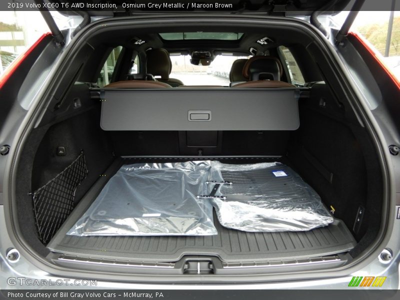 Osmium Grey Metallic / Maroon Brown 2019 Volvo XC60 T6 AWD Inscription