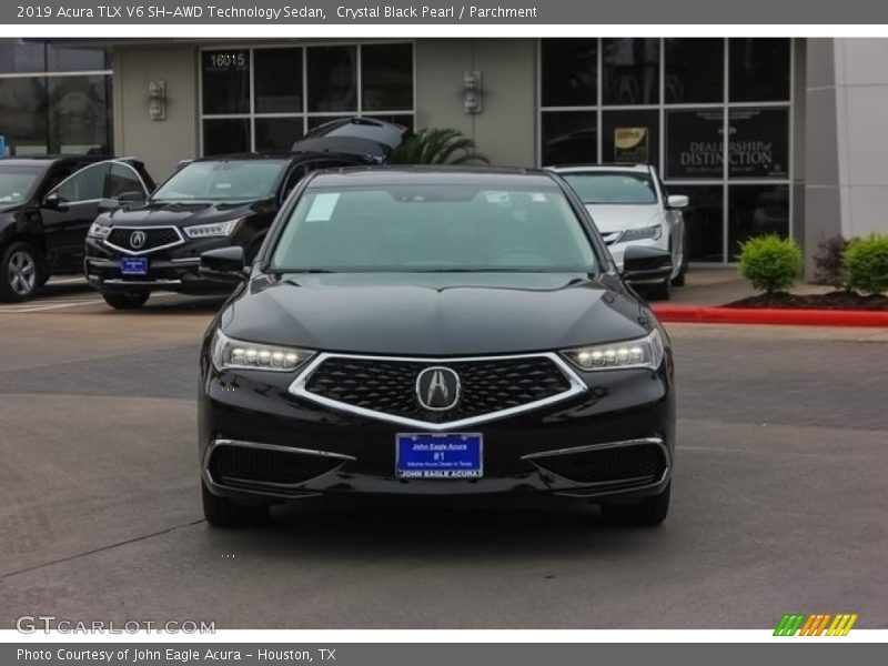 Crystal Black Pearl / Parchment 2019 Acura TLX V6 SH-AWD Technology Sedan
