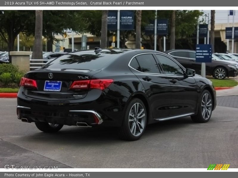 Crystal Black Pearl / Parchment 2019 Acura TLX V6 SH-AWD Technology Sedan
