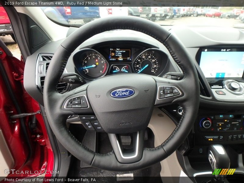  2019 Escape Titanium 4WD Steering Wheel