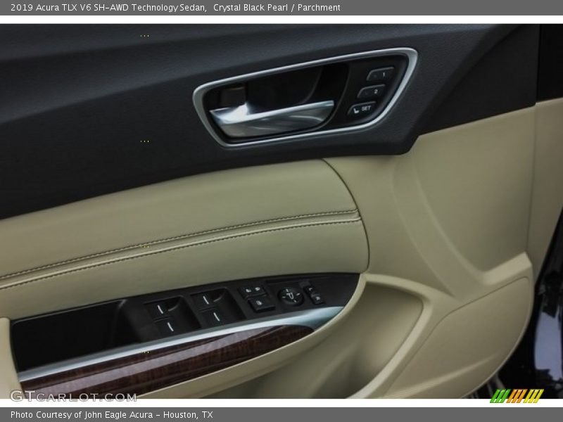 Crystal Black Pearl / Parchment 2019 Acura TLX V6 SH-AWD Technology Sedan