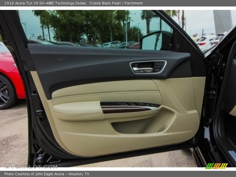 Crystal Black Pearl / Parchment 2019 Acura TLX V6 SH-AWD Technology Sedan