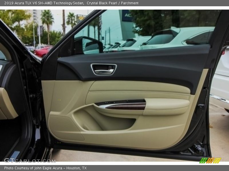 Crystal Black Pearl / Parchment 2019 Acura TLX V6 SH-AWD Technology Sedan