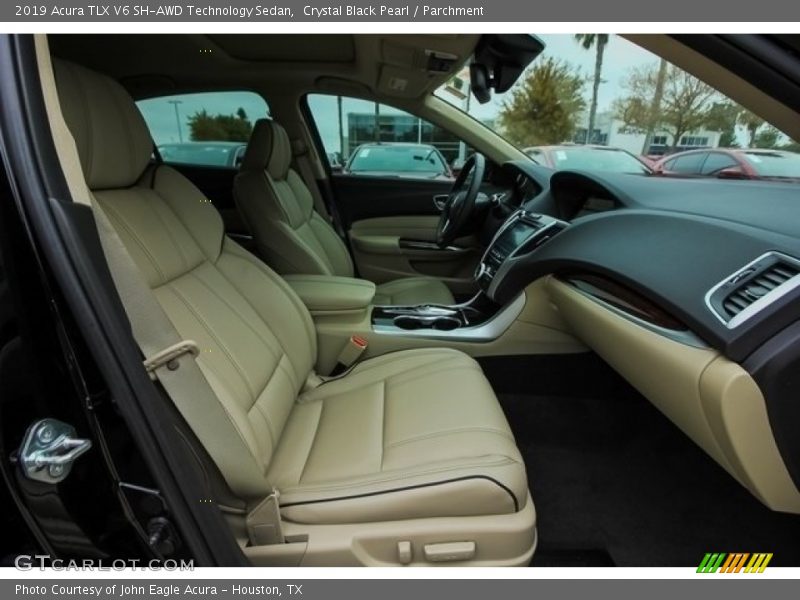 Crystal Black Pearl / Parchment 2019 Acura TLX V6 SH-AWD Technology Sedan