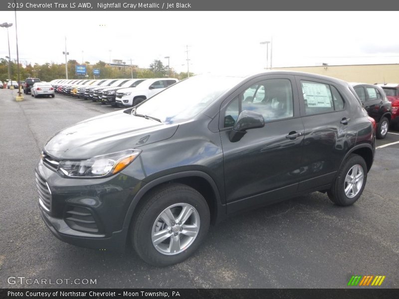 Nightfall Gray Metallic / Jet Black 2019 Chevrolet Trax LS AWD