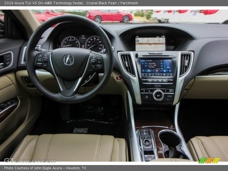 Crystal Black Pearl / Parchment 2019 Acura TLX V6 SH-AWD Technology Sedan