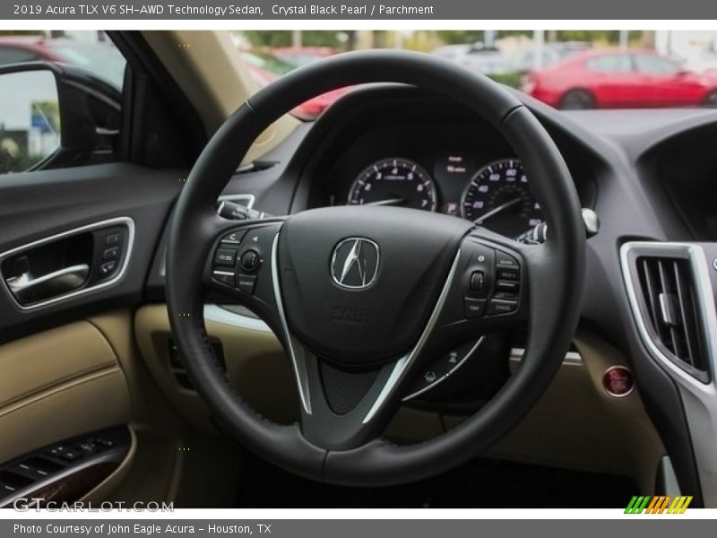 Crystal Black Pearl / Parchment 2019 Acura TLX V6 SH-AWD Technology Sedan