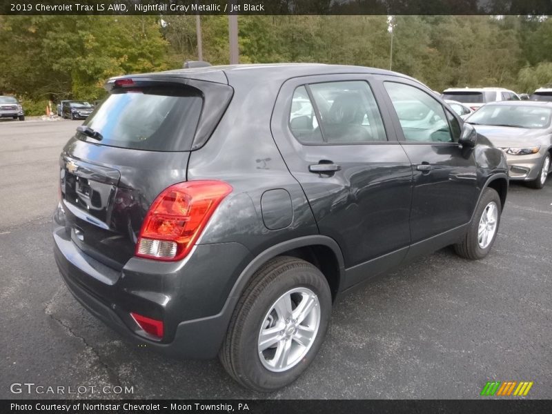 Nightfall Gray Metallic / Jet Black 2019 Chevrolet Trax LS AWD