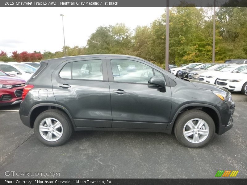 Nightfall Gray Metallic / Jet Black 2019 Chevrolet Trax LS AWD