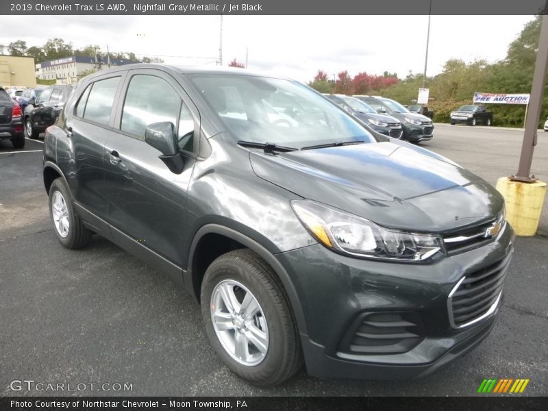 Nightfall Gray Metallic / Jet Black 2019 Chevrolet Trax LS AWD