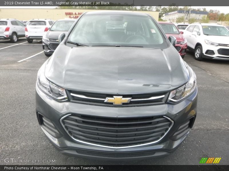 Nightfall Gray Metallic / Jet Black 2019 Chevrolet Trax LS AWD