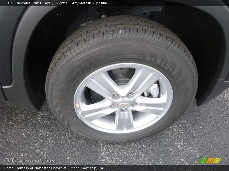 Nightfall Gray Metallic / Jet Black 2019 Chevrolet Trax LS AWD