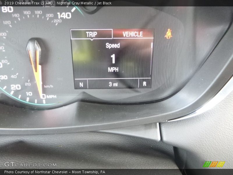 Nightfall Gray Metallic / Jet Black 2019 Chevrolet Trax LS AWD
