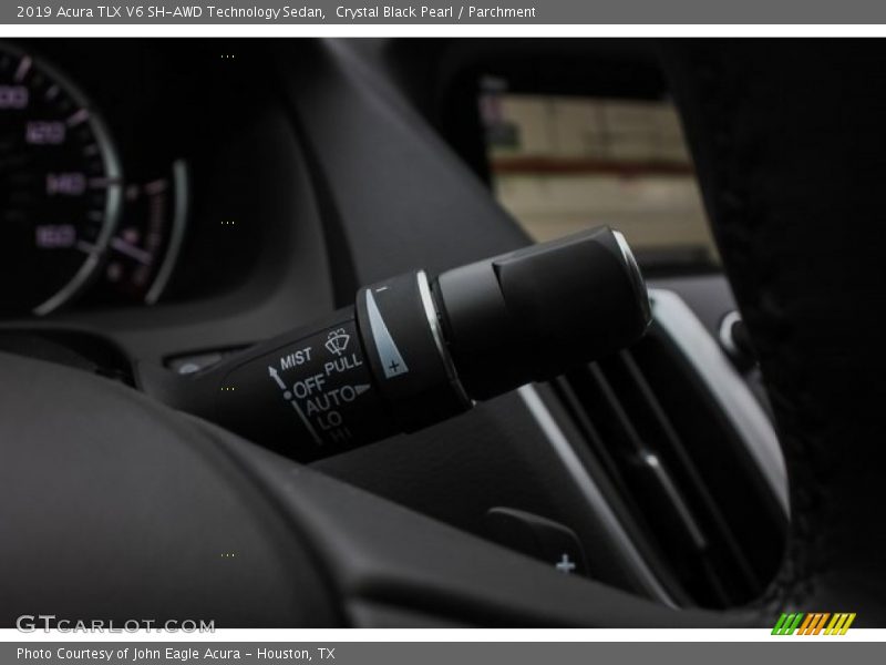 Crystal Black Pearl / Parchment 2019 Acura TLX V6 SH-AWD Technology Sedan