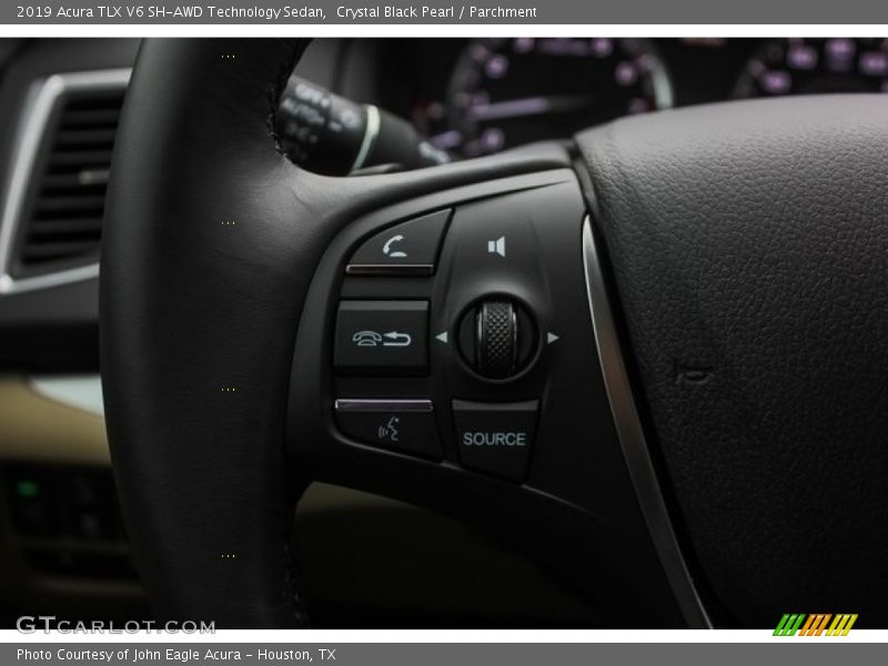 Crystal Black Pearl / Parchment 2019 Acura TLX V6 SH-AWD Technology Sedan