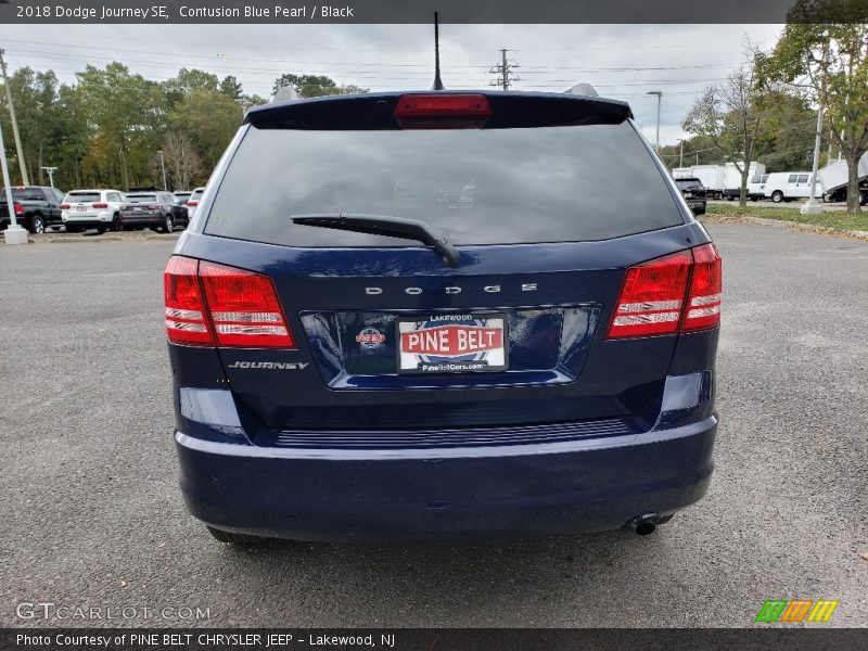 Contusion Blue Pearl / Black 2018 Dodge Journey SE