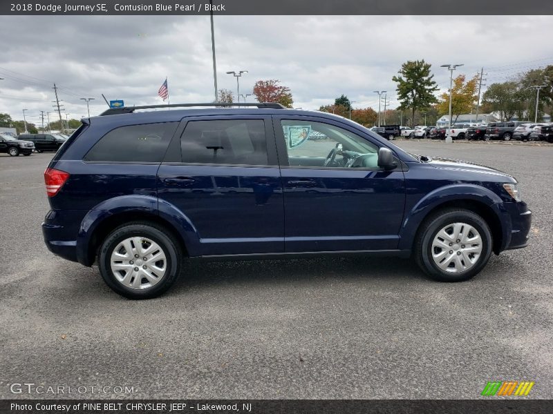 Contusion Blue Pearl / Black 2018 Dodge Journey SE