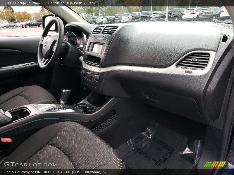 Contusion Blue Pearl / Black 2018 Dodge Journey SE