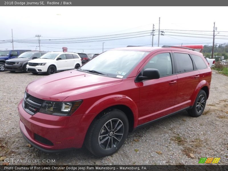 Redline / Black 2018 Dodge Journey SE