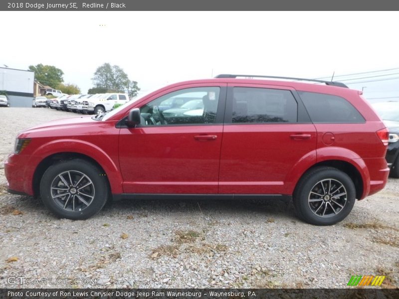 Redline / Black 2018 Dodge Journey SE