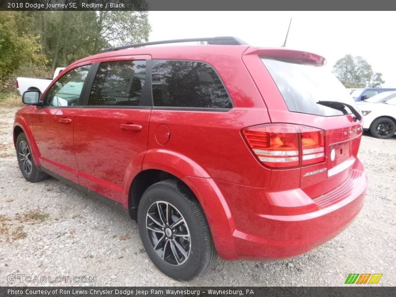 Redline / Black 2018 Dodge Journey SE