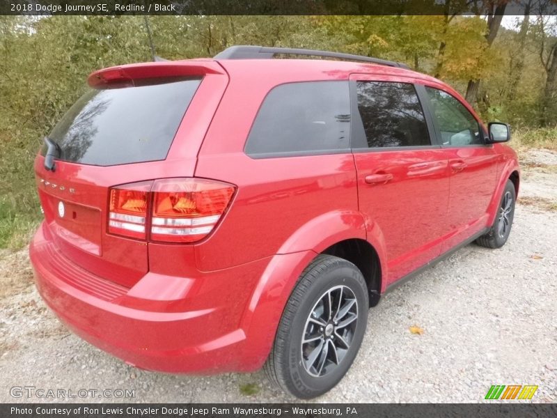 Redline / Black 2018 Dodge Journey SE