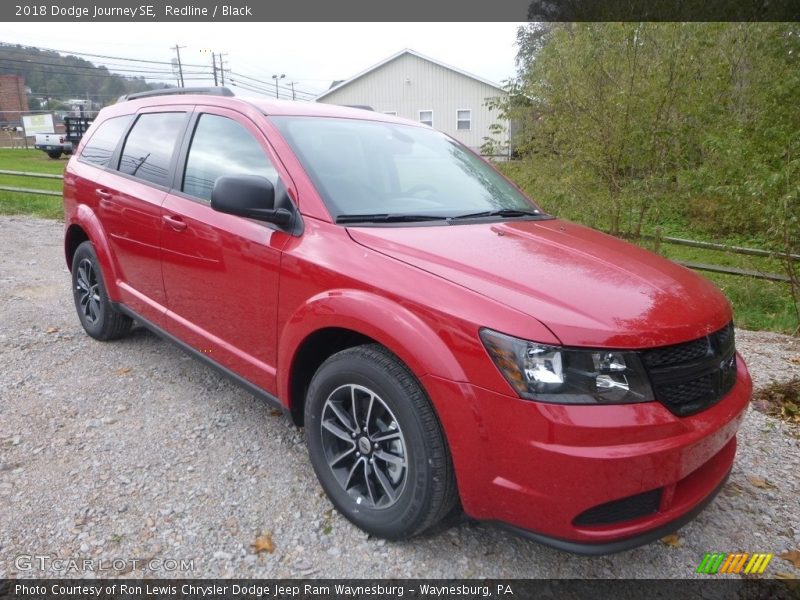 Redline / Black 2018 Dodge Journey SE