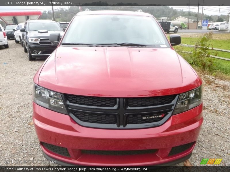 Redline / Black 2018 Dodge Journey SE