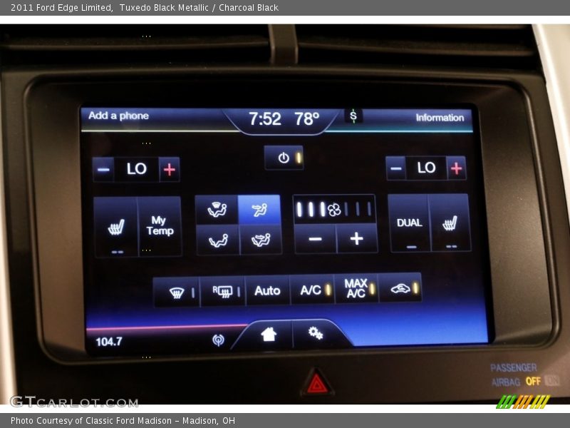 Tuxedo Black Metallic / Charcoal Black 2011 Ford Edge Limited
