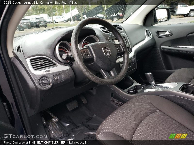 Contusion Blue Pearl / Black 2018 Dodge Journey SE