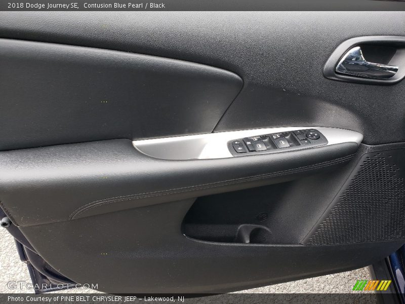 Contusion Blue Pearl / Black 2018 Dodge Journey SE