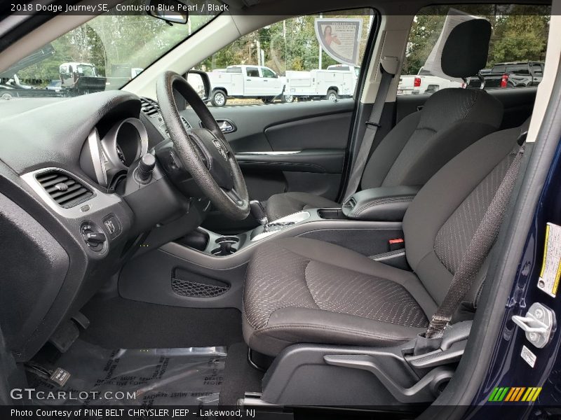 Contusion Blue Pearl / Black 2018 Dodge Journey SE