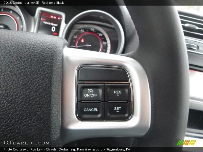 Redline / Black 2018 Dodge Journey SE