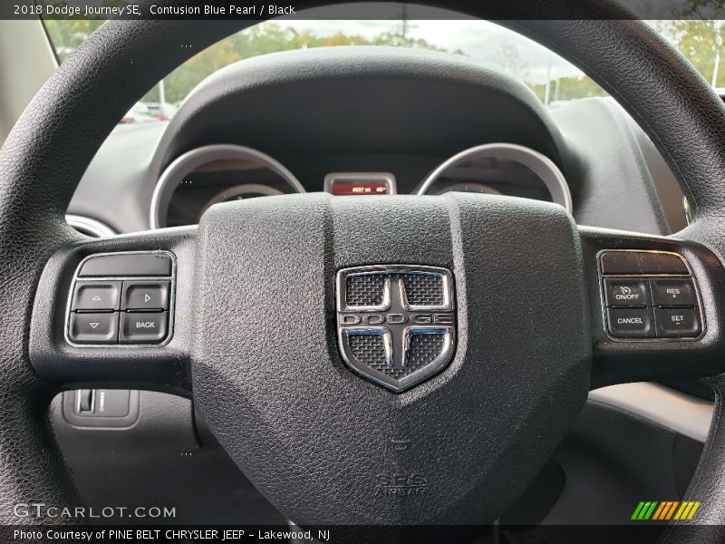 Contusion Blue Pearl / Black 2018 Dodge Journey SE