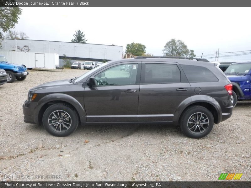 Granite Pearl / Black 2018 Dodge Journey SE