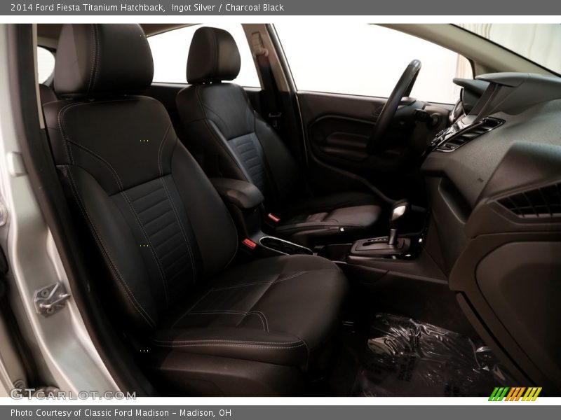 Ingot Silver / Charcoal Black 2014 Ford Fiesta Titanium Hatchback