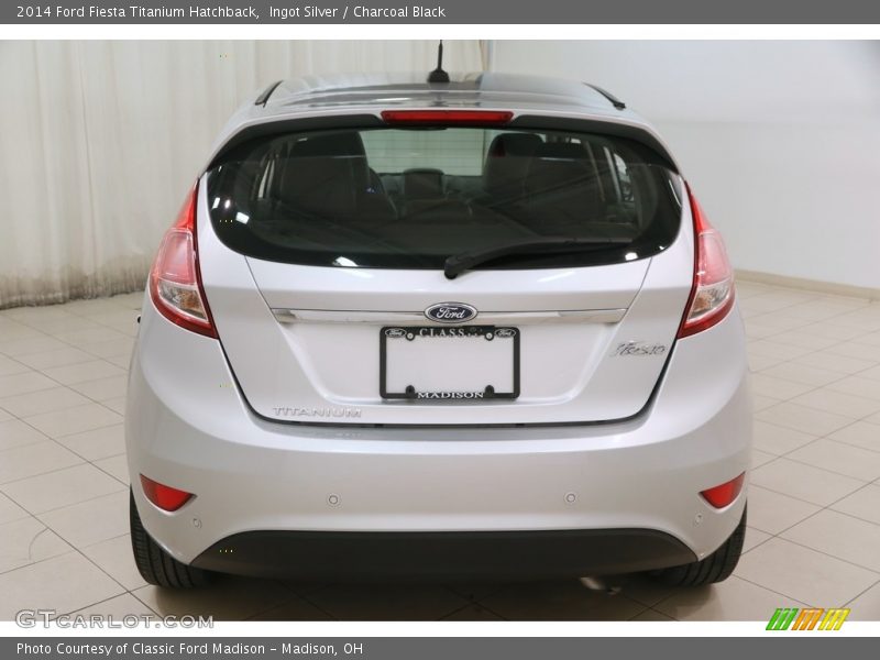 Ingot Silver / Charcoal Black 2014 Ford Fiesta Titanium Hatchback