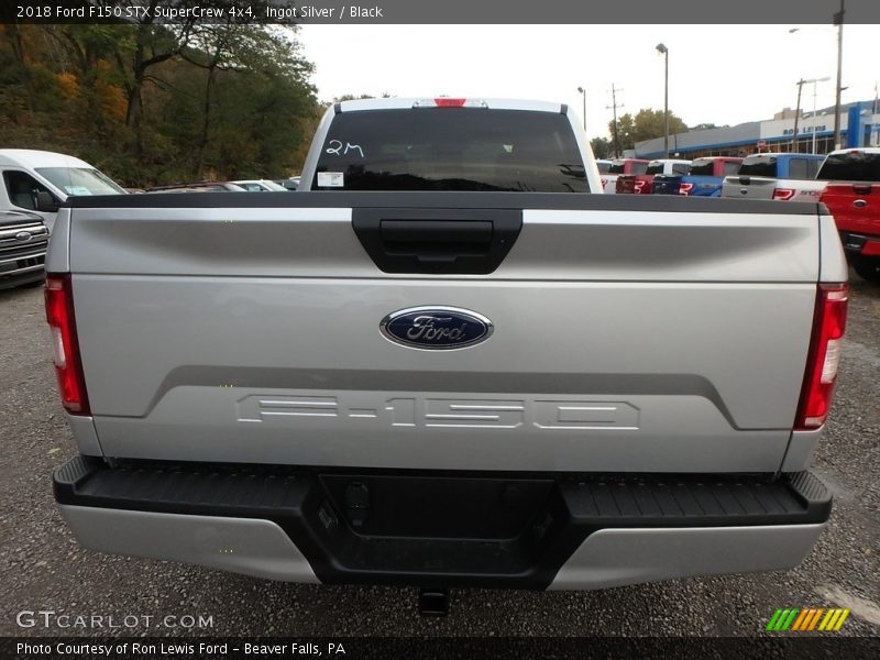 Ingot Silver / Black 2018 Ford F150 STX SuperCrew 4x4