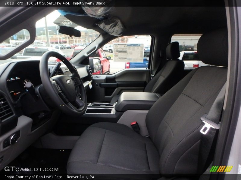 Ingot Silver / Black 2018 Ford F150 STX SuperCrew 4x4
