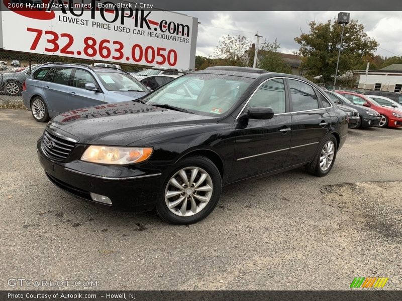 Ebony Black / Gray 2006 Hyundai Azera Limited