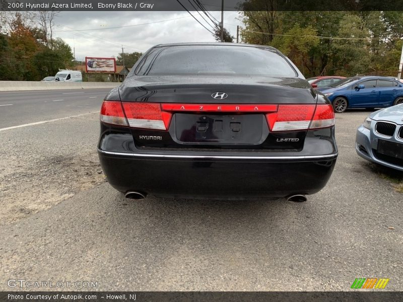 Ebony Black / Gray 2006 Hyundai Azera Limited