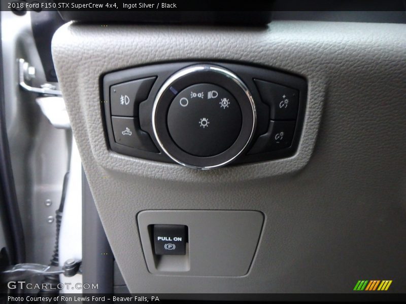 Ingot Silver / Black 2018 Ford F150 STX SuperCrew 4x4